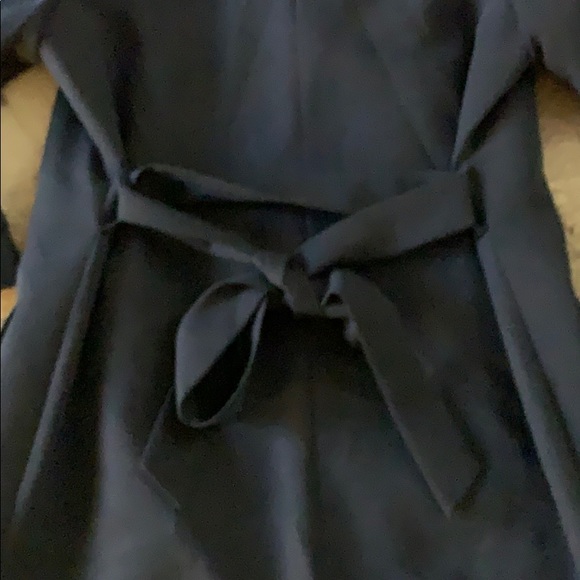 Reiss Navy Blue Cotton tie Coat - Picture 2 of 6